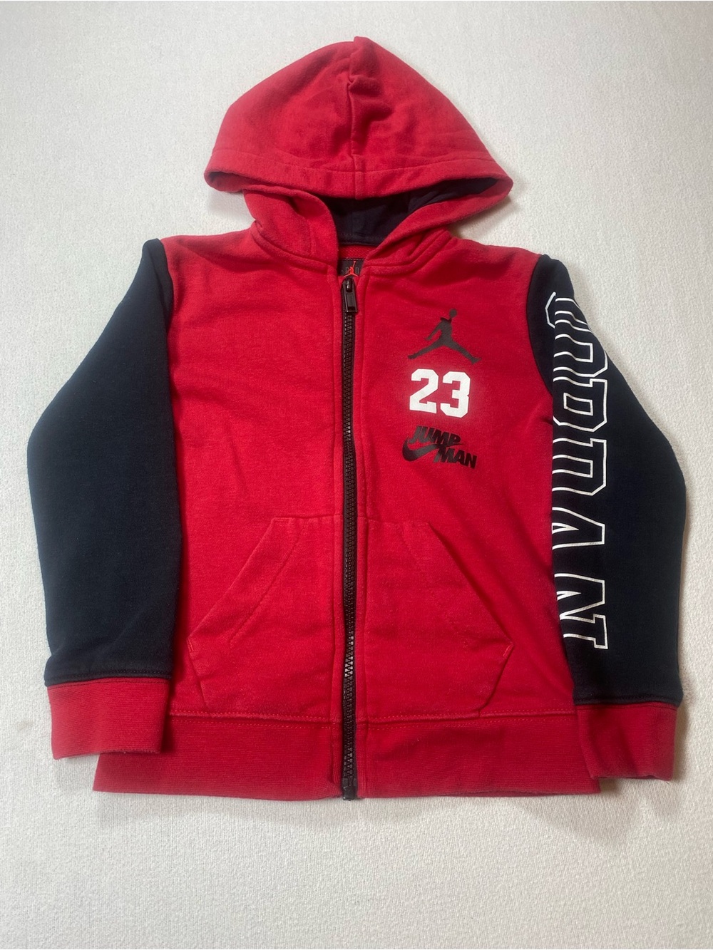 Jordan 23 Kids Zip-Up Hoodie size 4 XS